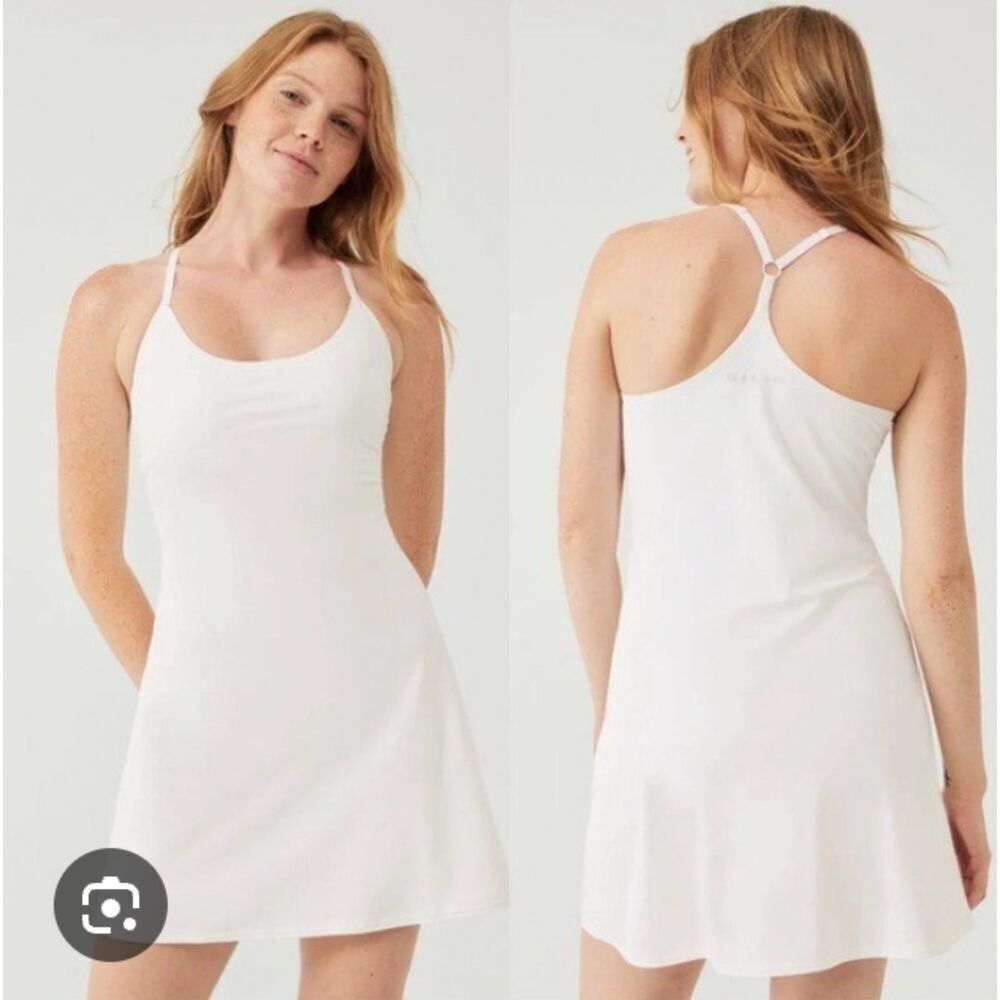 Outdoor Voices White Tennis Mini Workout Dress Size Medium
